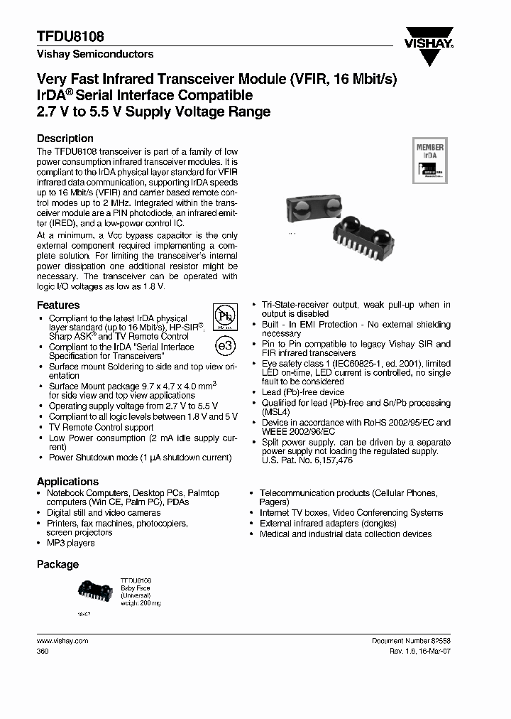 TFDU8108-TT3_1740129.PDF Datasheet