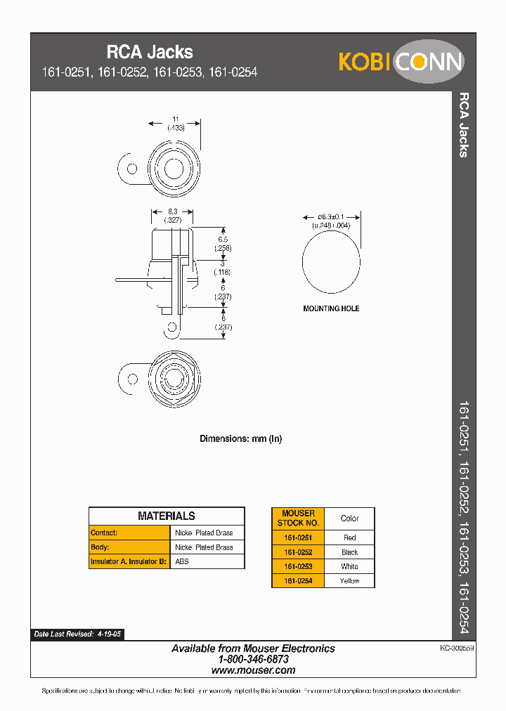 161-0251_1768026.PDF Datasheet