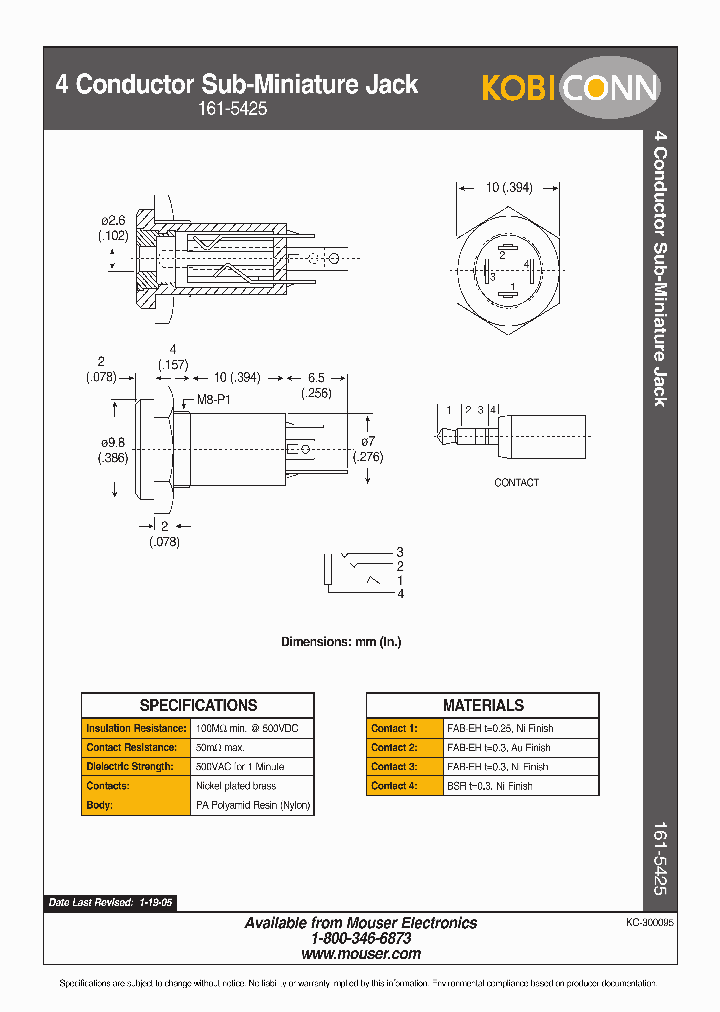 161-5425_1776579.PDF Datasheet