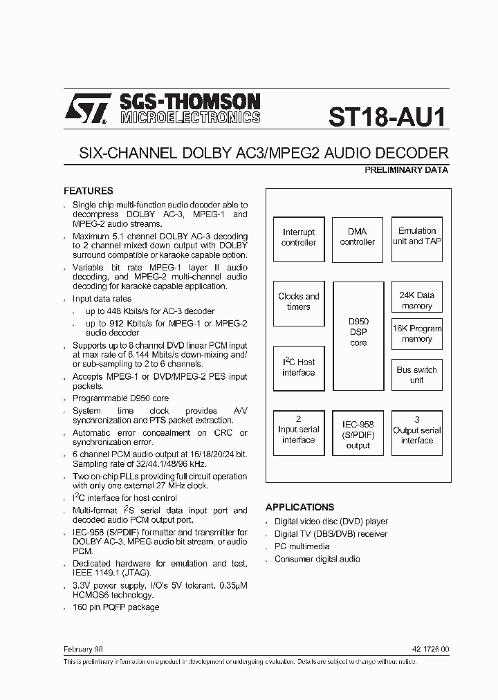 ST18-AU1_1789482.PDF Datasheet