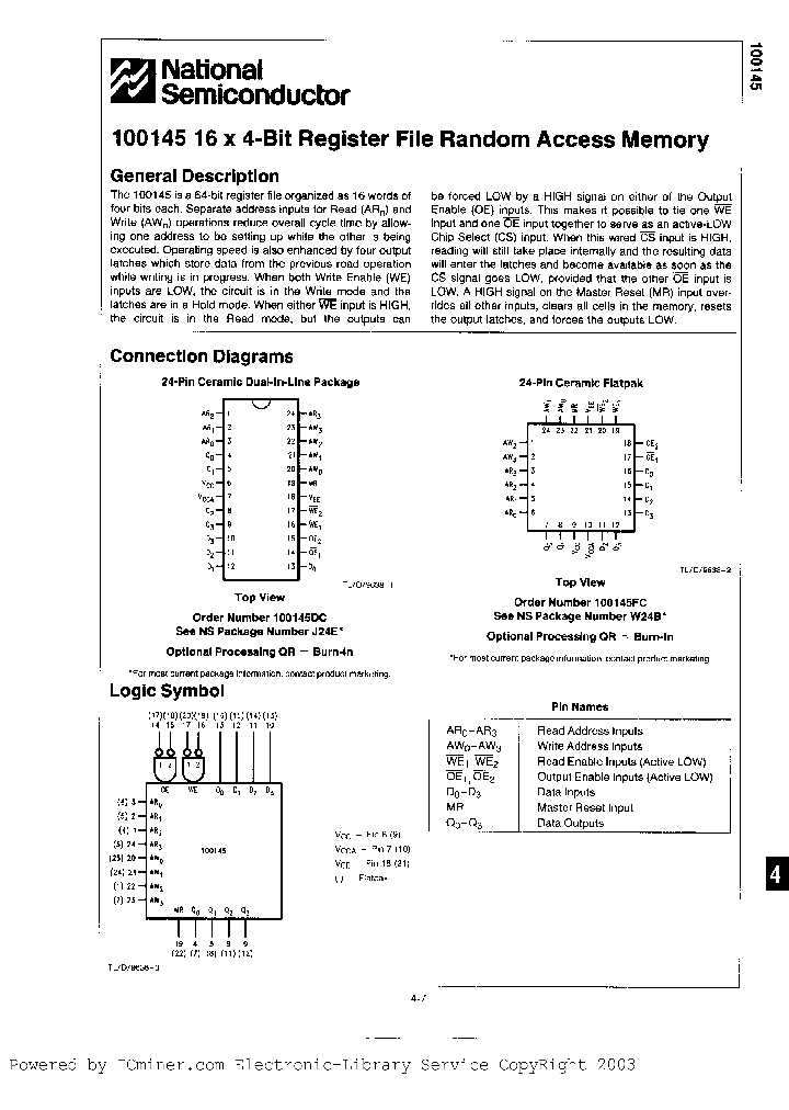 100145FCQR_1827886.PDF Datasheet