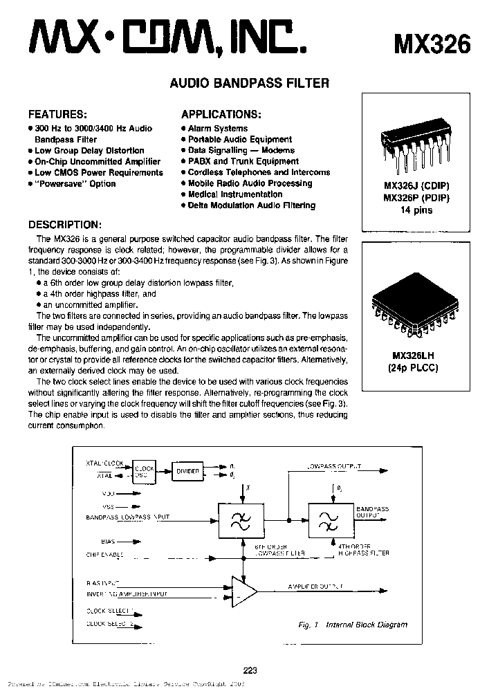 MX326P_1835008.PDF Datasheet