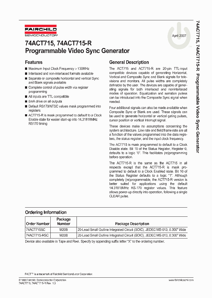 74ACT715S-RSC_1917168.PDF Datasheet