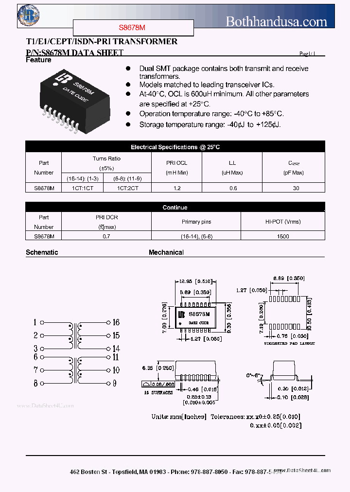 S8678M_1918164.PDF Datasheet