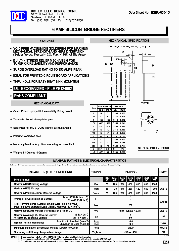 SBU6K_1918557.PDF Datasheet