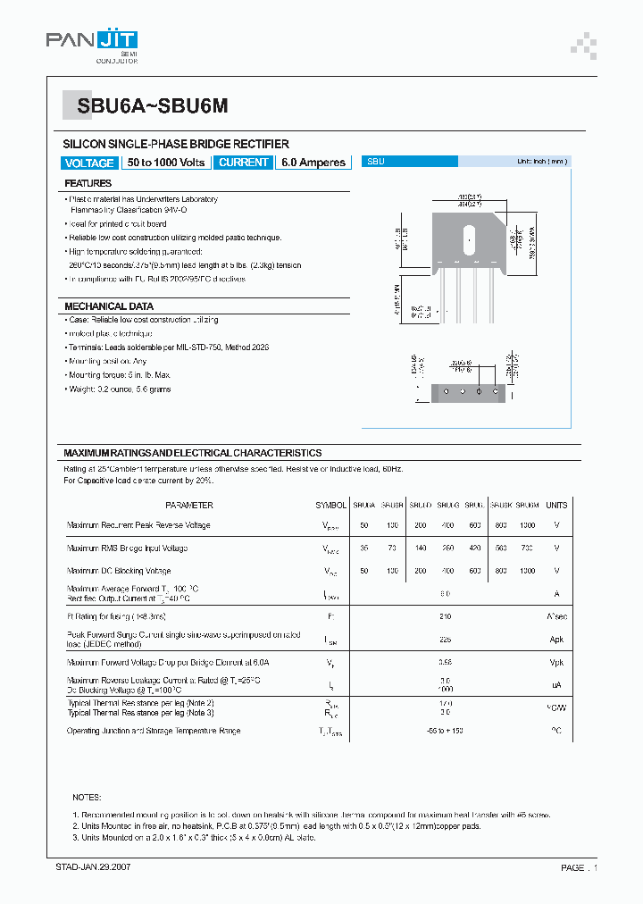 SBU6K_1918558.PDF Datasheet