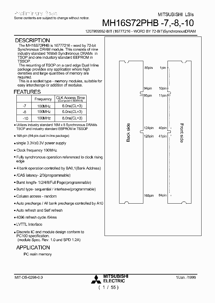 MH16S72PHB-10_1918705.PDF Datasheet