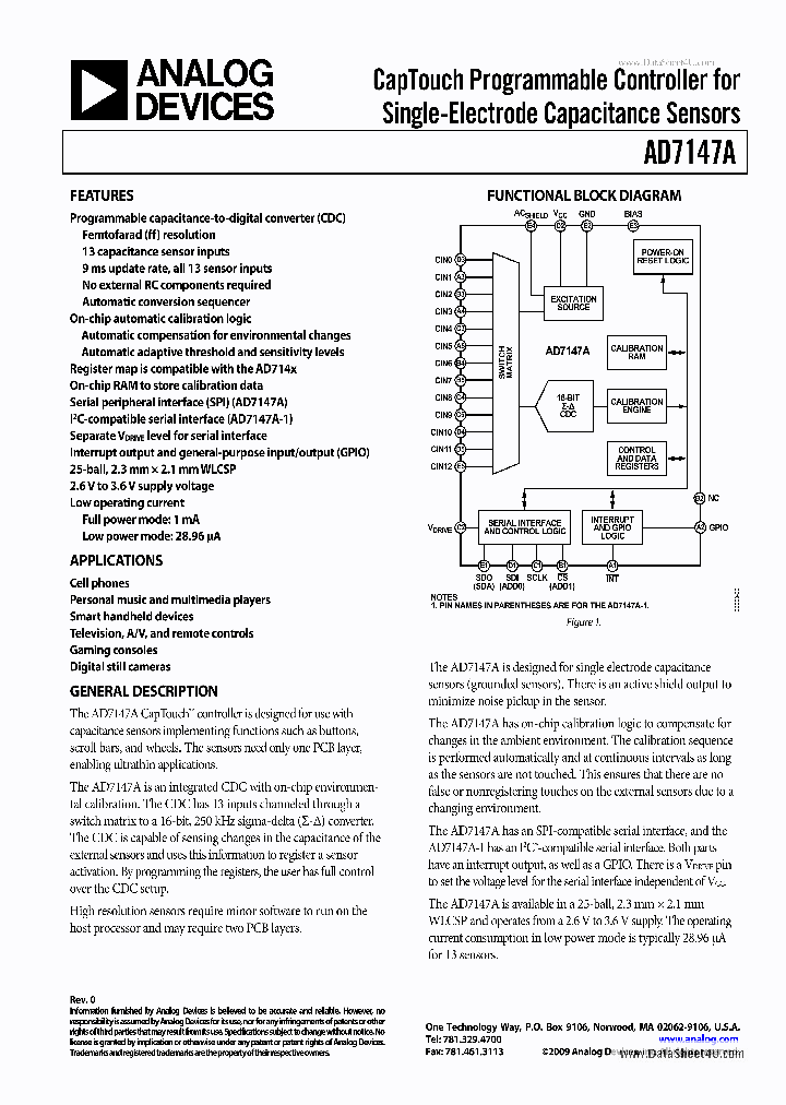 AD7147A_1919215.PDF Datasheet