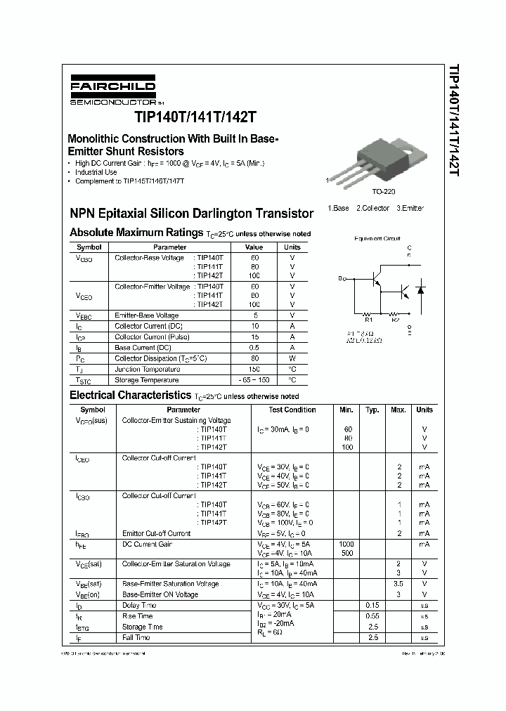 TIP140T_1826909.PDF Datasheet