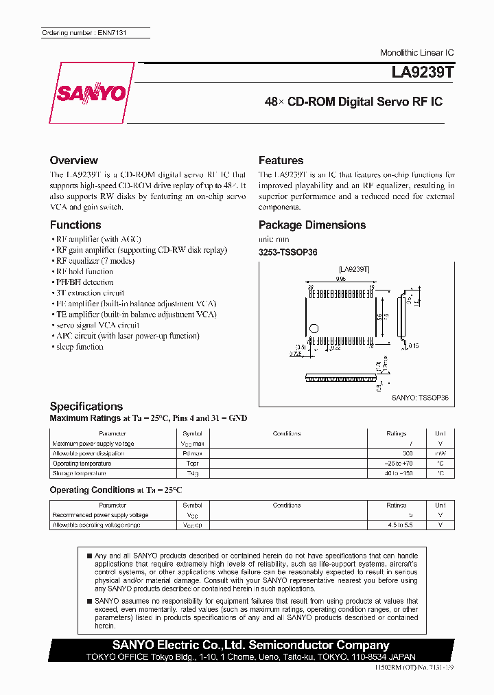 LA9239T_1853371.PDF Datasheet