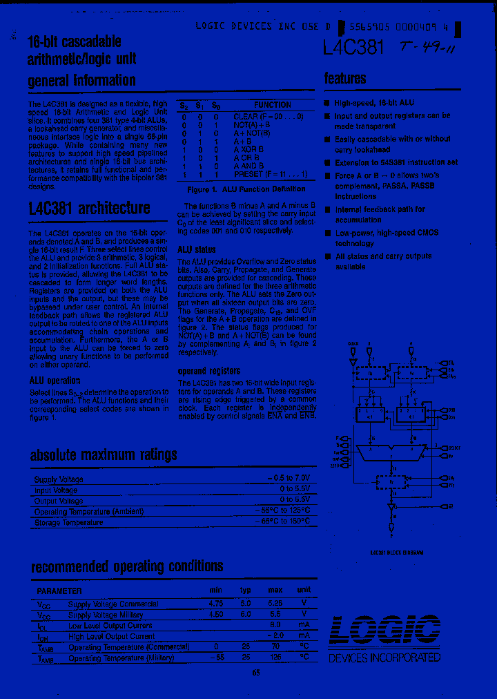 L4C381GCR_1889443.PDF Datasheet