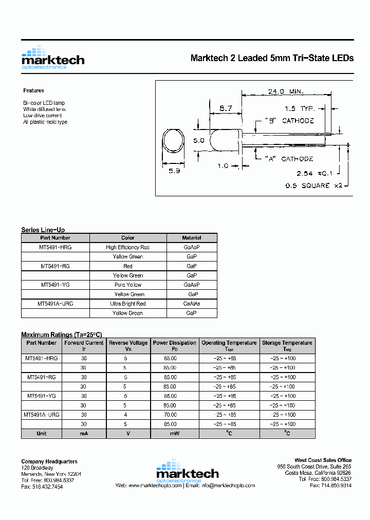 MT5491A-URG_1948902.PDF Datasheet