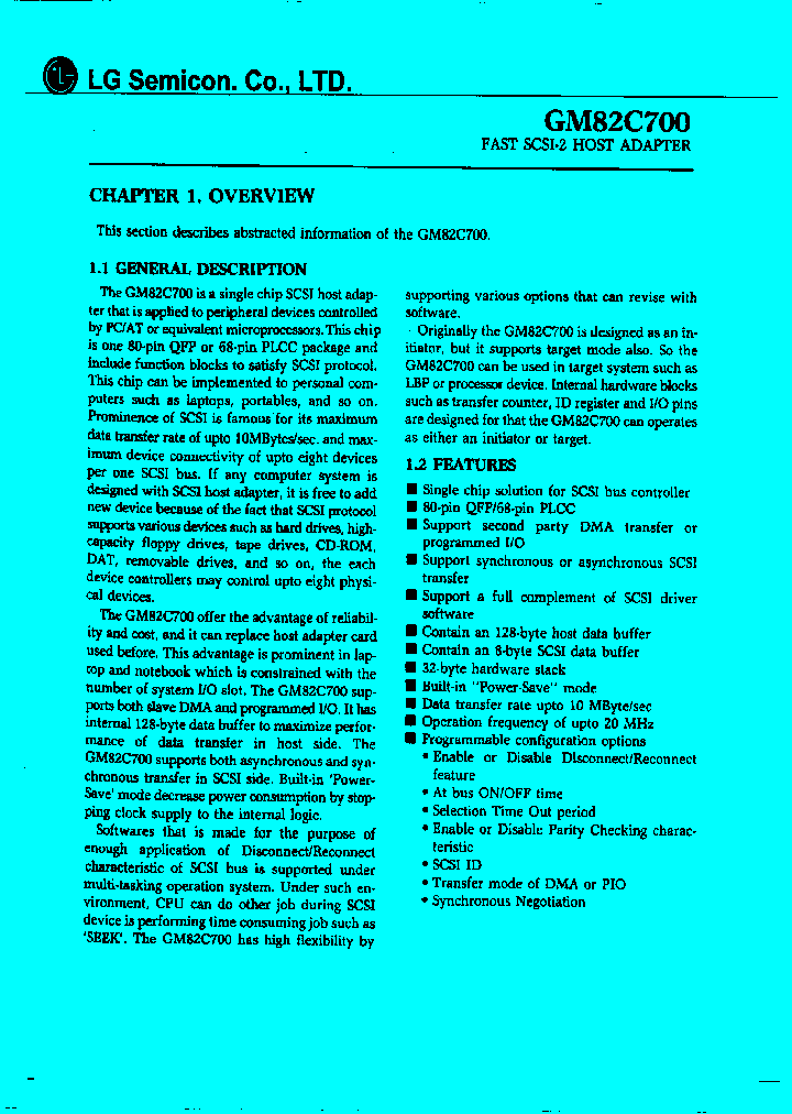 GM82C700_1901929.PDF Datasheet