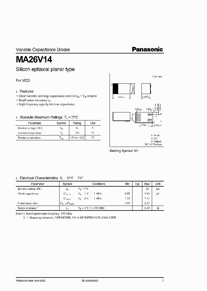 MA26V14_1901663.PDF Datasheet