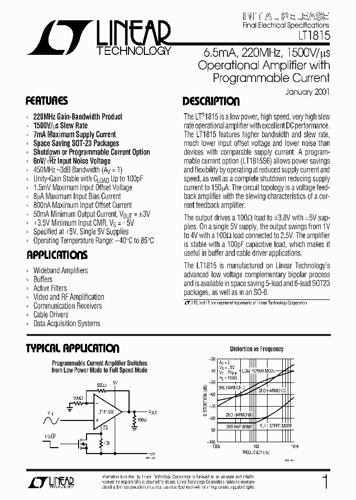 LT1815_1911000.PDF Datasheet