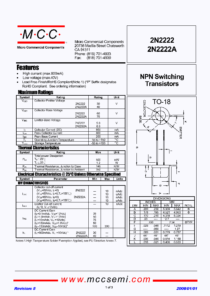 2N2222A-BP_1924466.PDF Datasheet