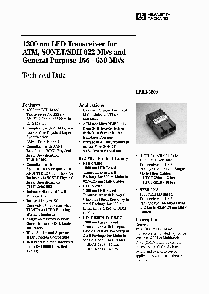 HFBR-5208_1938481.PDF Datasheet
