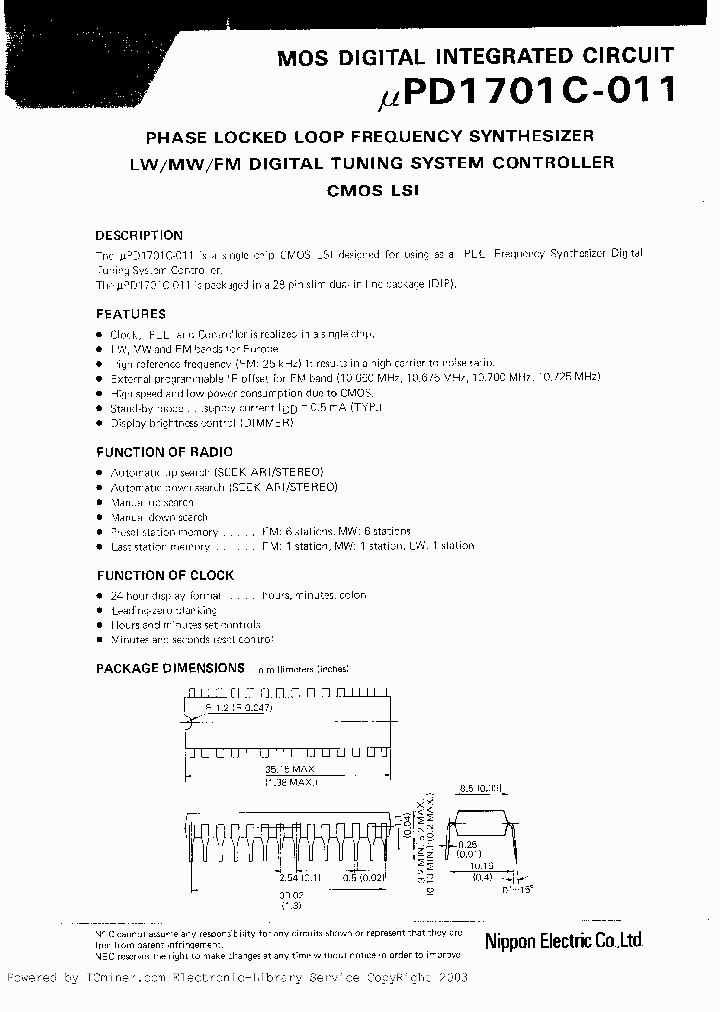 UPD1701C-011_1945428.PDF Datasheet
