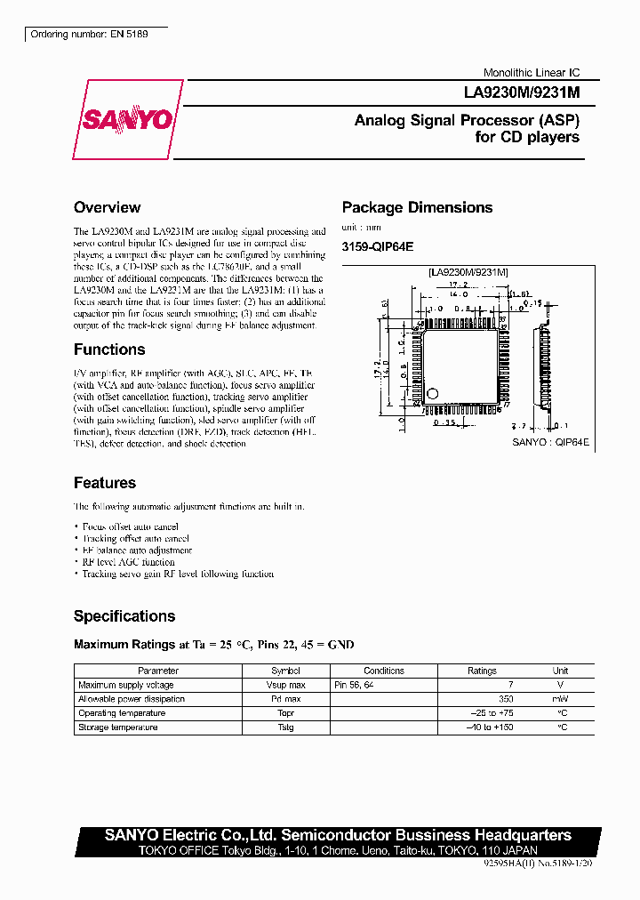 LA9230M_1957945.PDF Datasheet