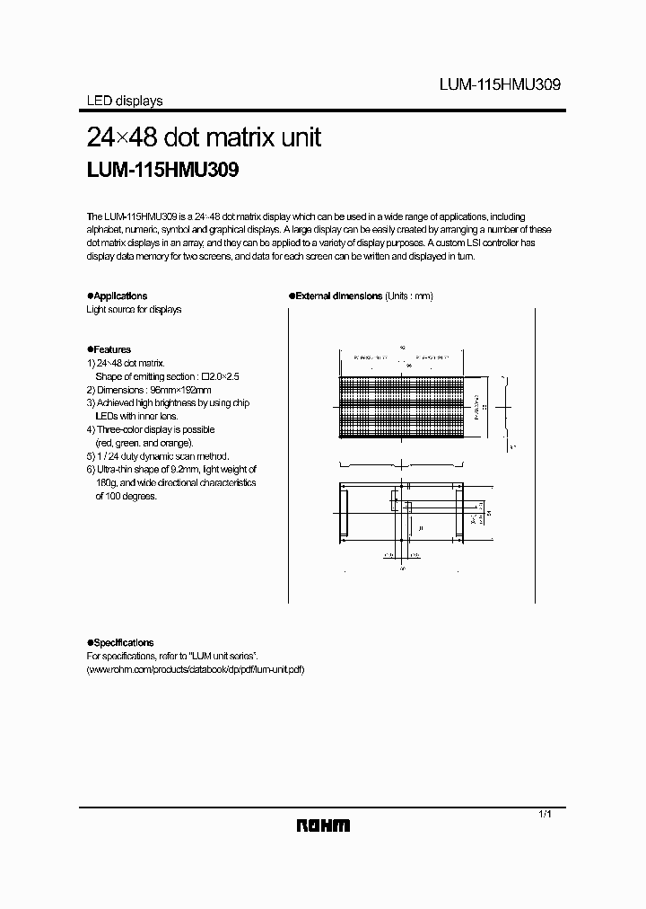 LUM-115HMU309_1961410.PDF Datasheet