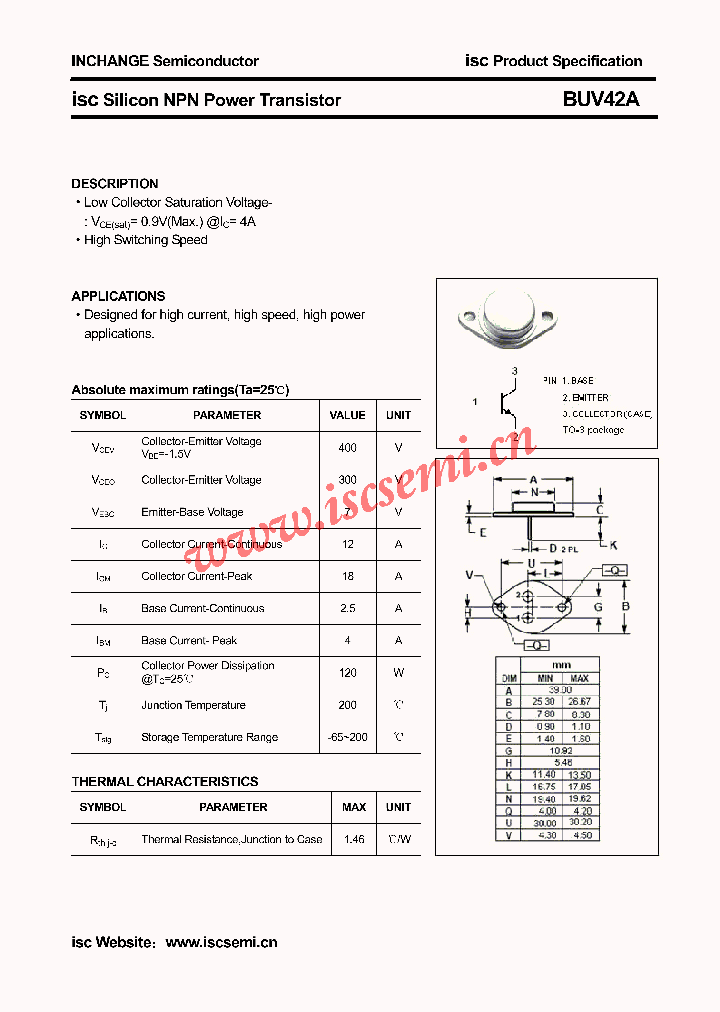 BUV42A_1966331.PDF Datasheet