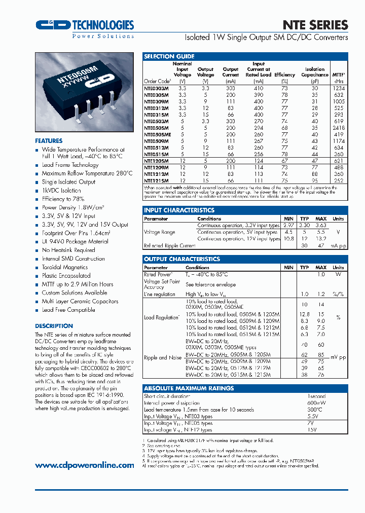 NTE0312M-R_1970572.PDF Datasheet