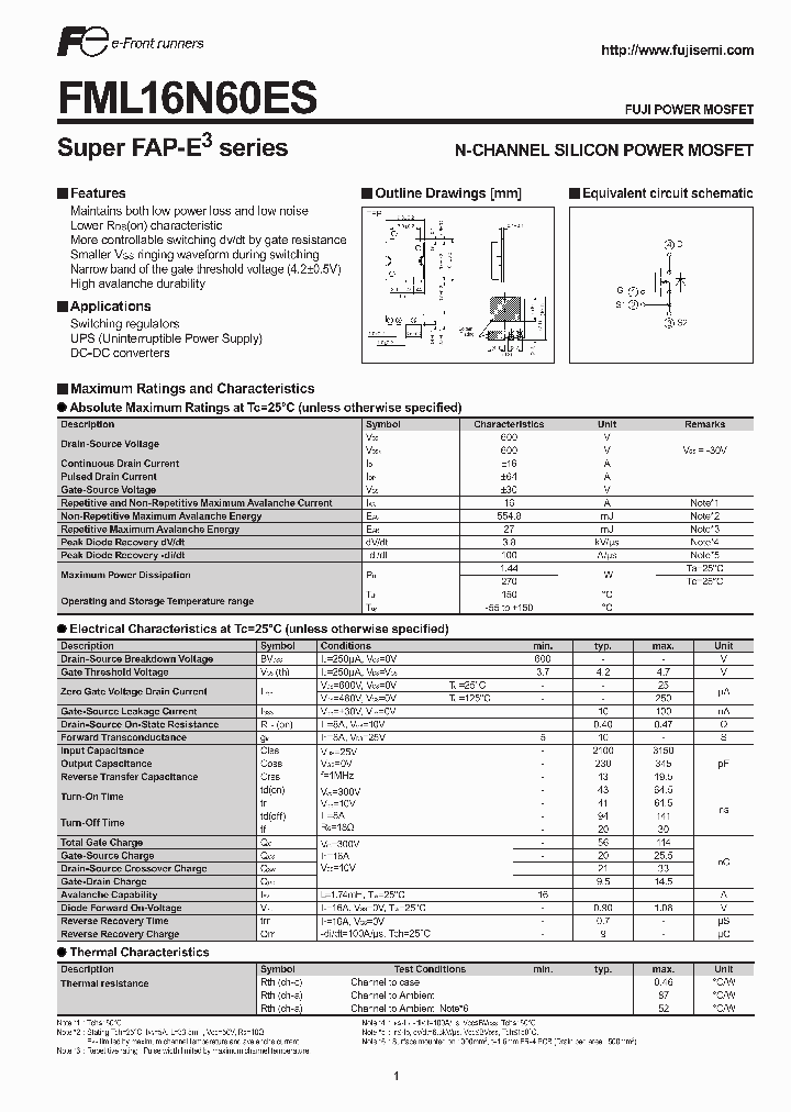FML16N60ES_1973843.PDF Datasheet