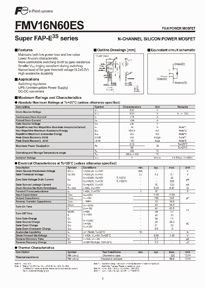 FMV16N60ES_1973845.PDF Datasheet