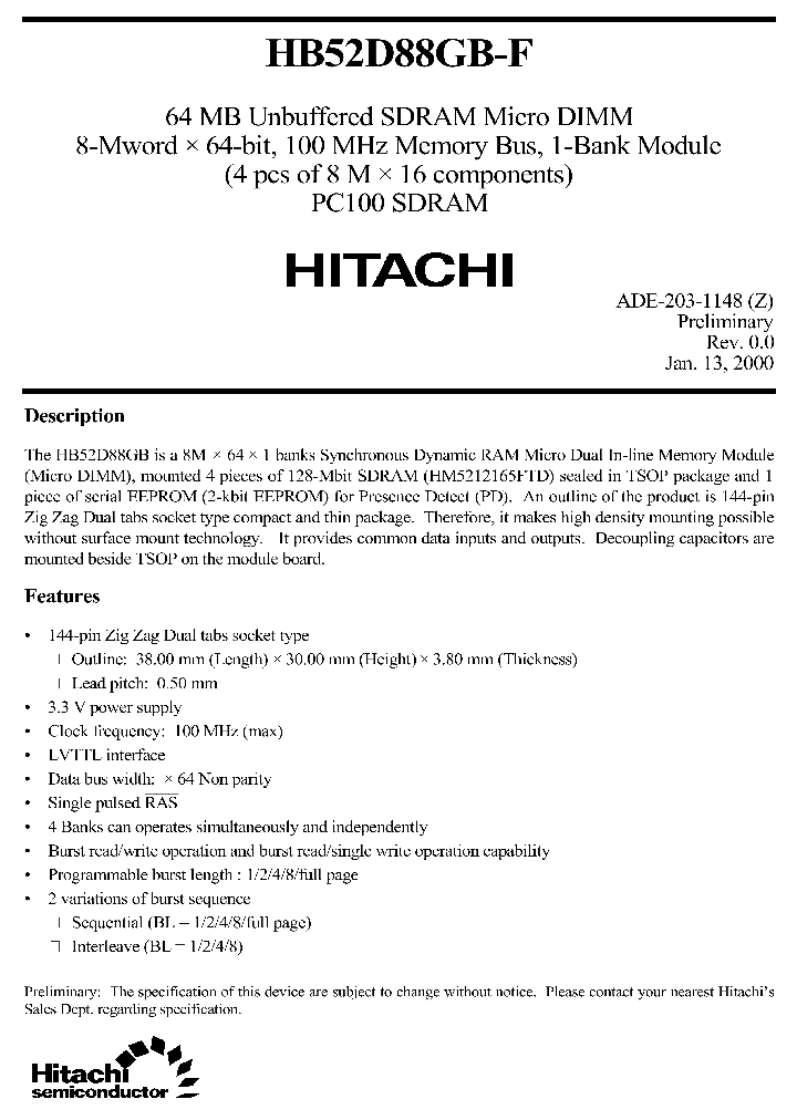 HB52D88GB-F_1978618.PDF Datasheet