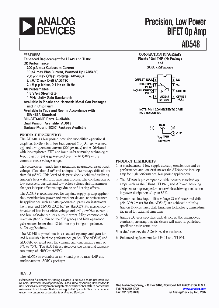 AD548AR-REEL_1982573.PDF Datasheet
