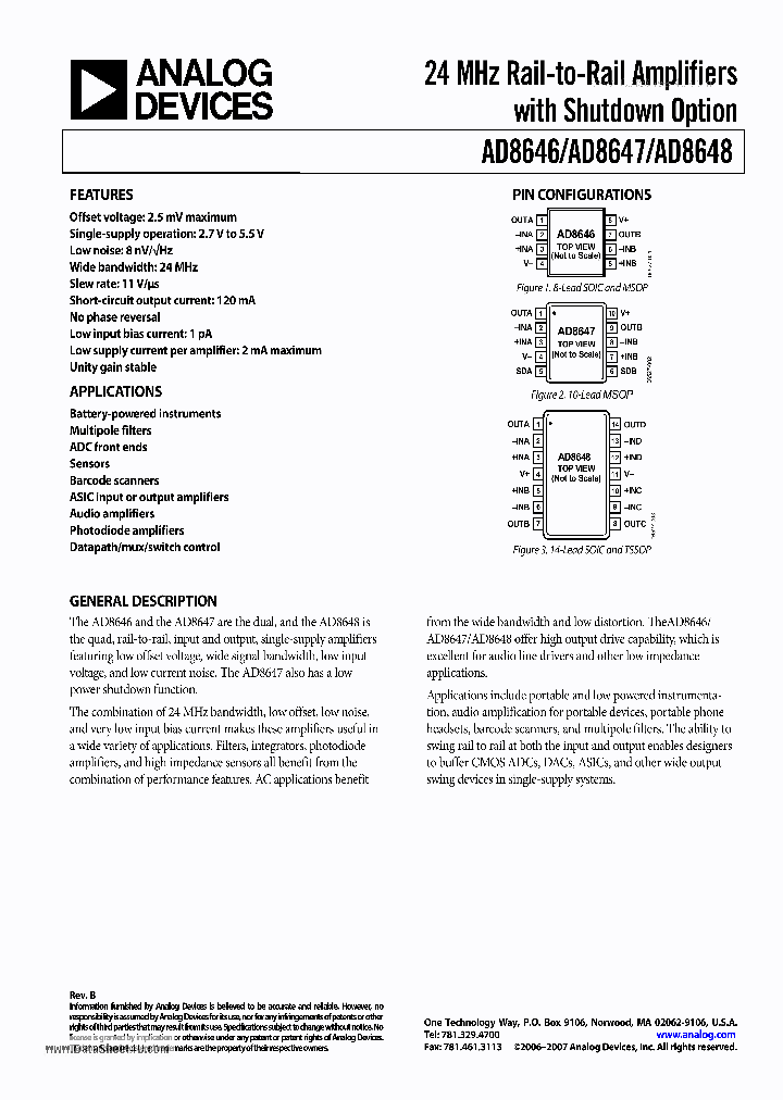 AD8646_1986669.PDF Datasheet