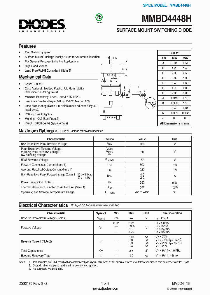 MMBD4448H-7-F_1990609.PDF Datasheet