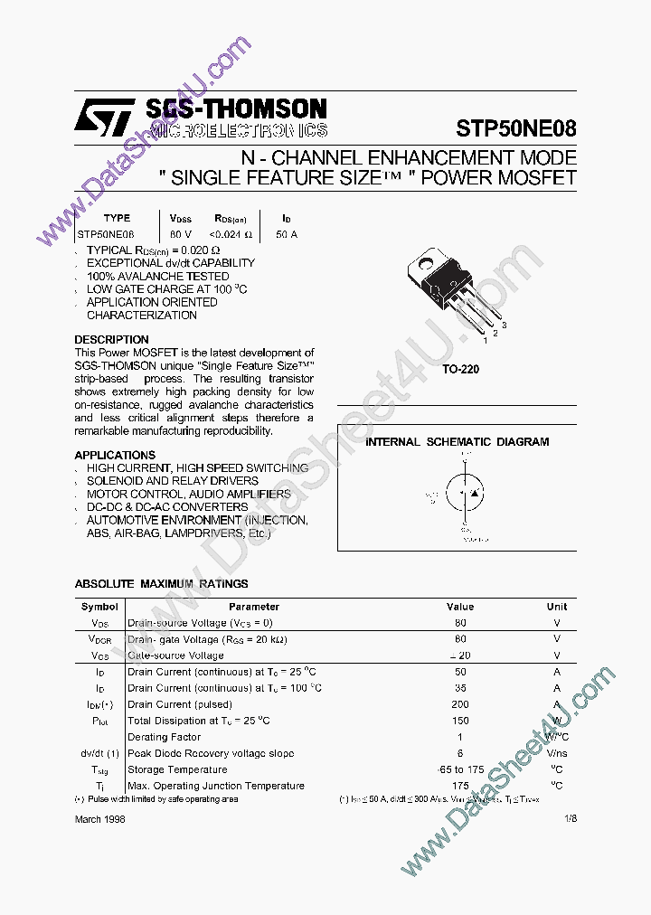 STP50NE08_2000683.PDF Datasheet