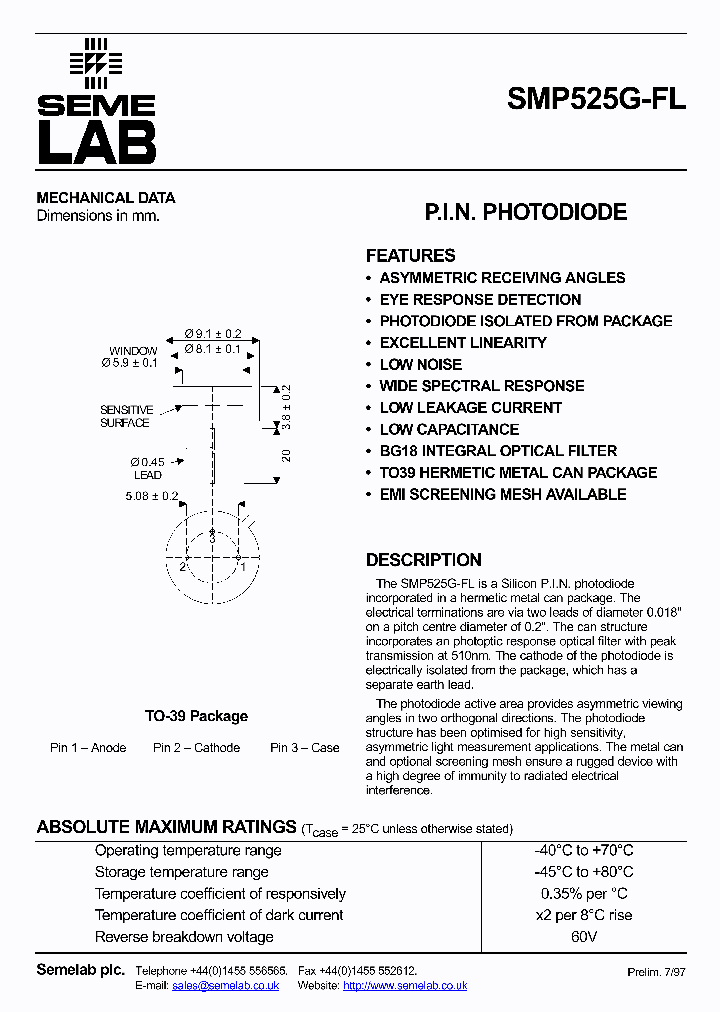 SMP525G-FL_2006732.PDF Datasheet