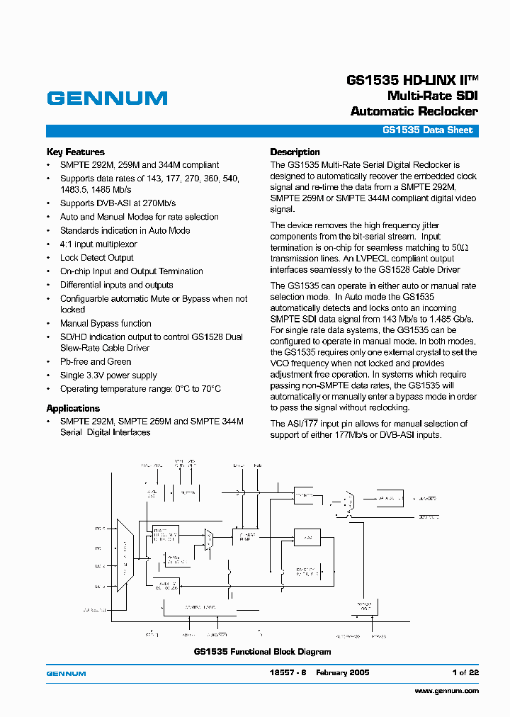 GS1535-CFU_2012184.PDF Datasheet