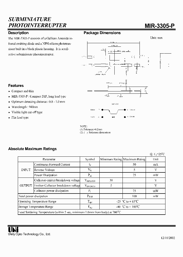 MIR-3305-P_2013041.PDF Datasheet