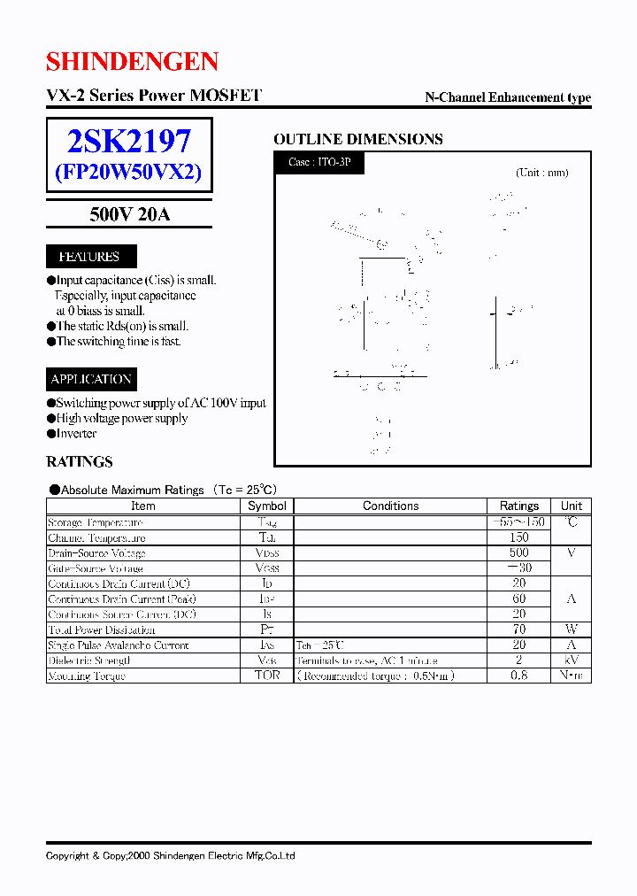 2SK2197_2015229.PDF Datasheet