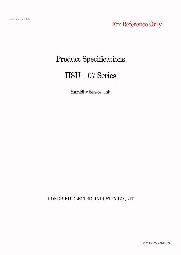 HSU-07_2016208.PDF Datasheet