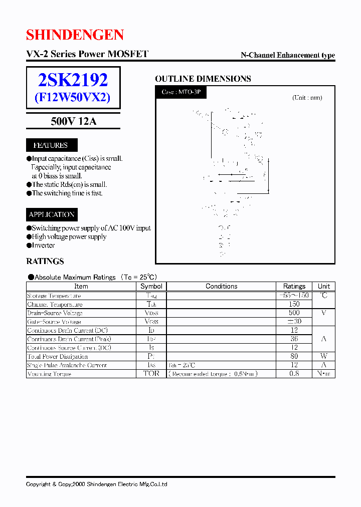 2SK2192_2015224.PDF Datasheet
