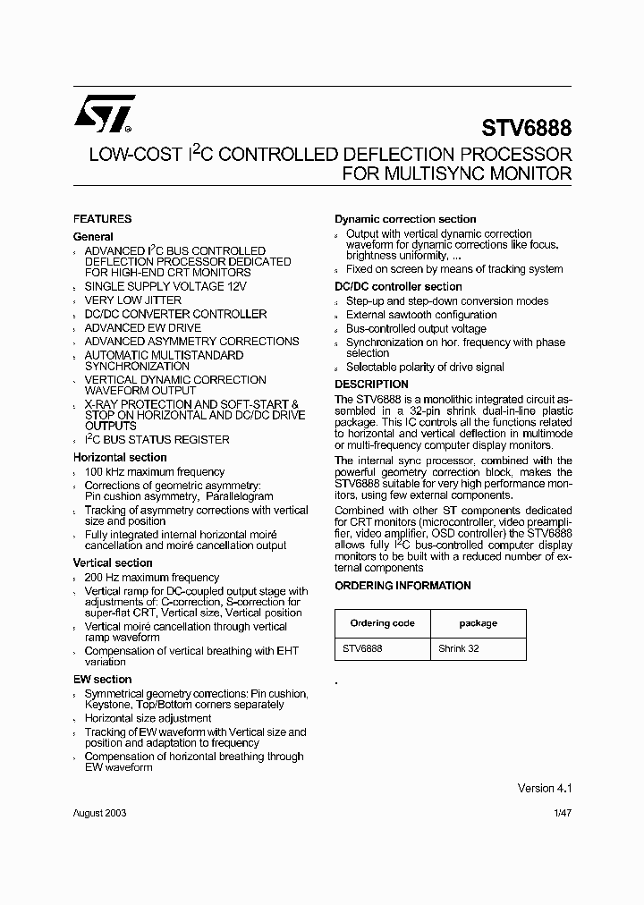 STV6888_2022047.PDF Datasheet