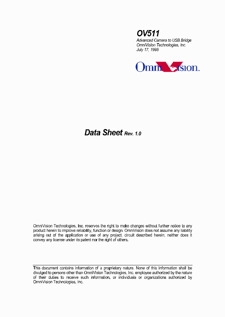 OV511_2024678.PDF Datasheet