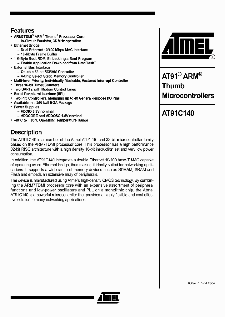 AT91C140_2029846.PDF Datasheet