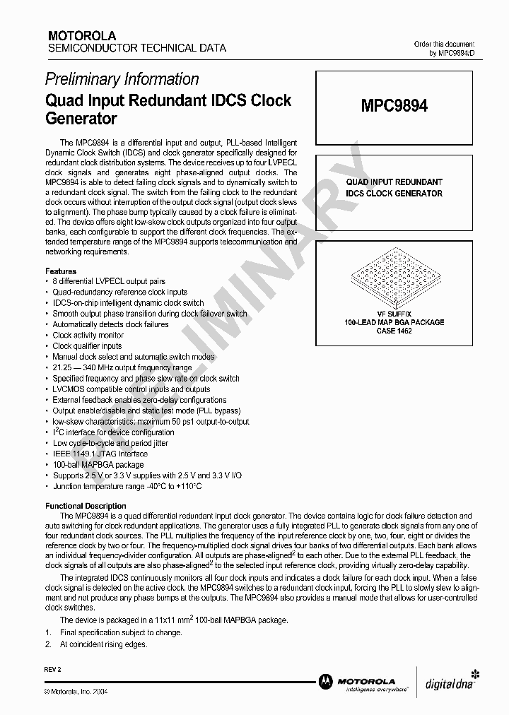 MPC9894_2030214.PDF Datasheet