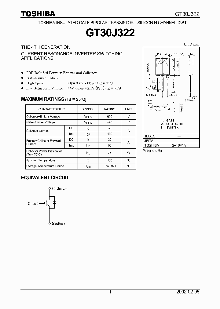 GT30J322_2030857.PDF Datasheet