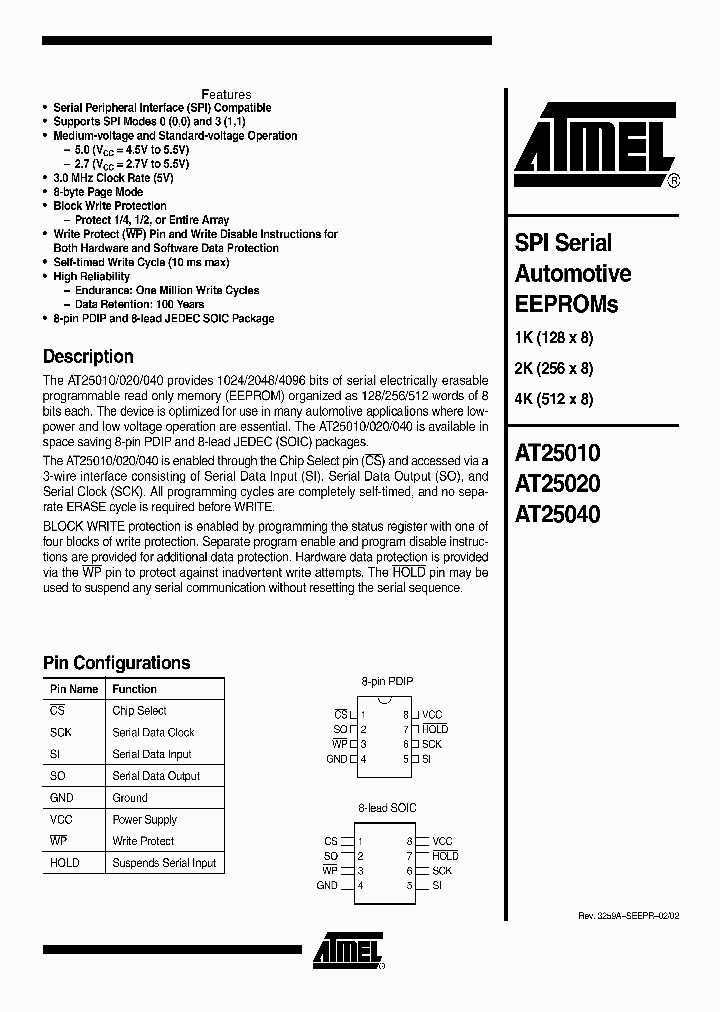 AT25040N-10SA-27C_2032495.PDF Datasheet