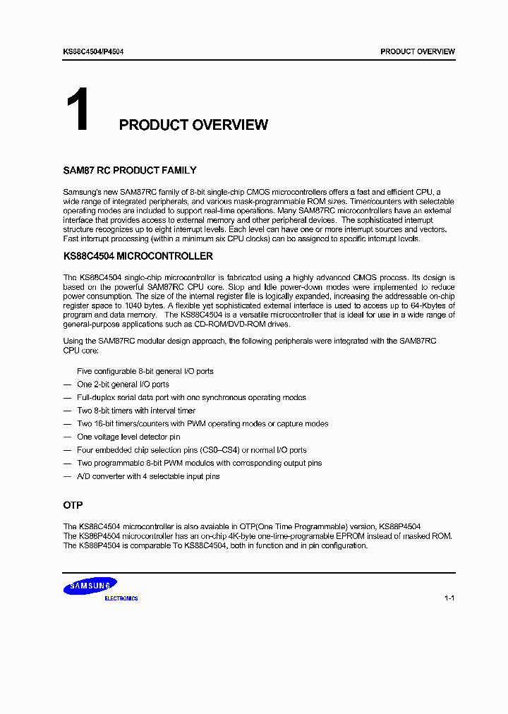 KS88C4504_2032677.PDF Datasheet