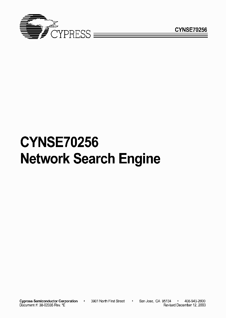 CYNSE70256-66BHC_2033702.PDF Datasheet