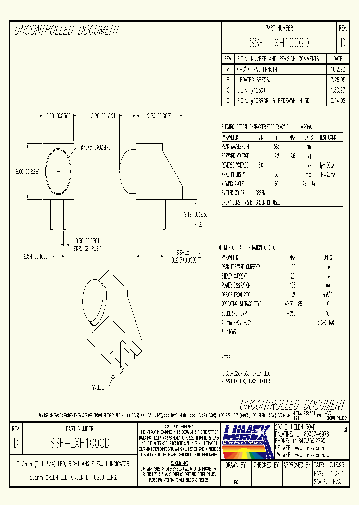 SSF-LXH100GD_2034372.PDF Datasheet