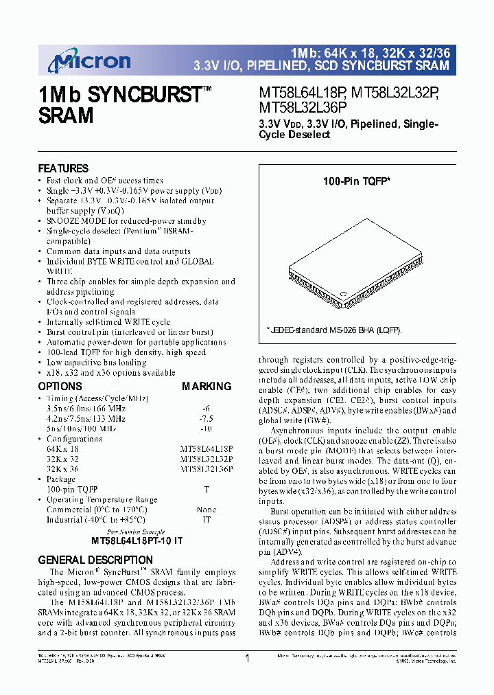 MT58L32L32P_2039343.PDF Datasheet