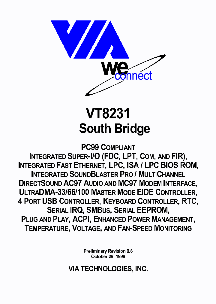 VT8231_2054230.PDF Datasheet